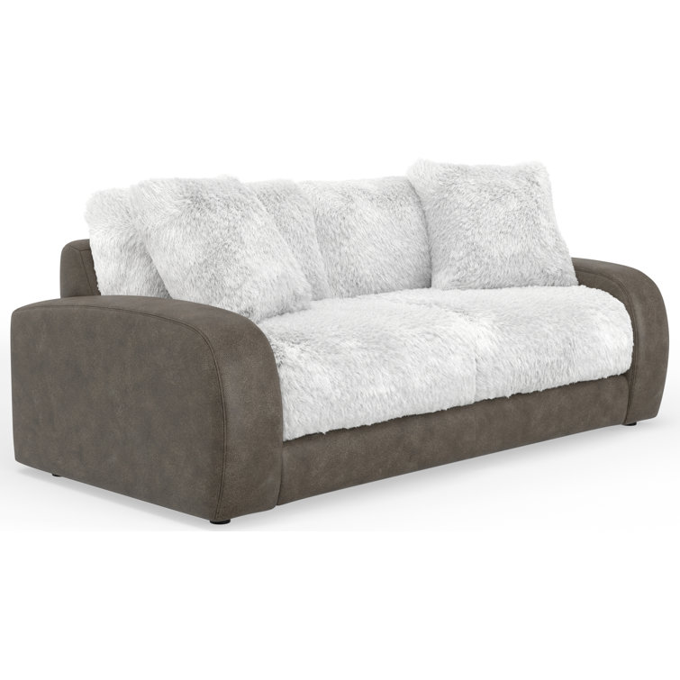 Mercer41 Thylane 89'' Sofa with Cuddler Pocketed Coil Seating Wayfair